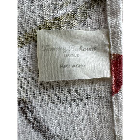 Tommy Bahama Paradise Point Tablecloth Printed Cotton/Poly Blend Muted Clr 47x53 - Picture 5 of 7